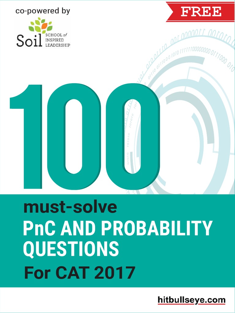 100 Must Solve PNC and Probability | PDF | Randomness | Probability