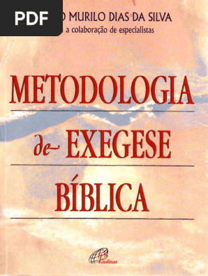 Murilocassio Metodologia De Exegese Bíblicapdf - 