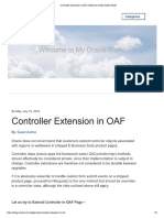 Controller Extension in OAF - Welcome To My Oracle World