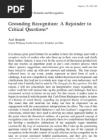 Download Honneth - Grounding Recognition by Echo Unit SN39686704 doc pdf