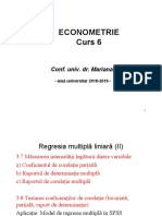 Curs6 Econometrie Regresia Lin multiplaII PDF PDF