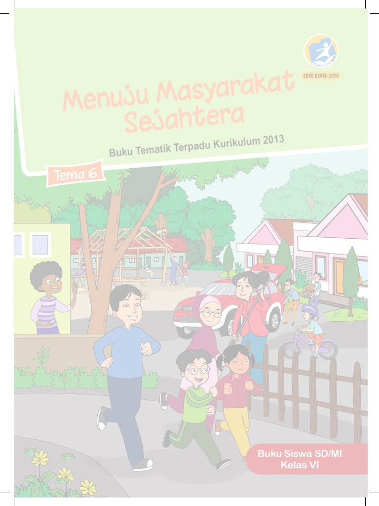 Buku Tematik Kelas 6 Tema 6