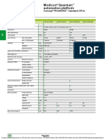 Modicon Quantum Automation Platform: Characteristics