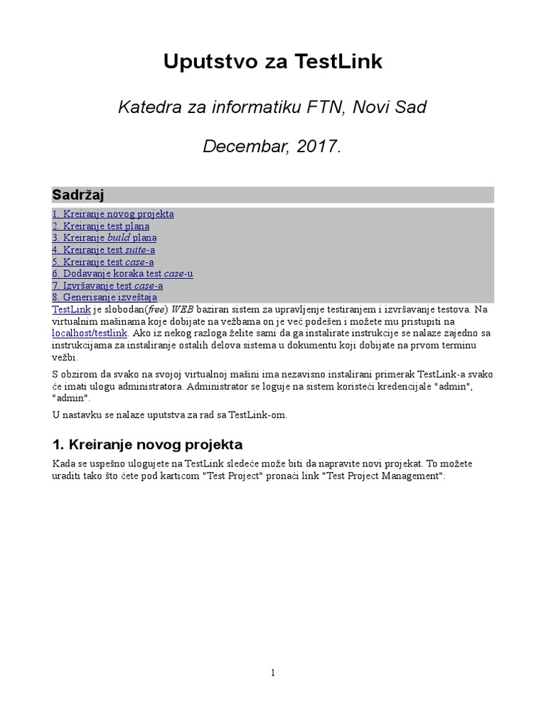 Test Link | PDF