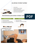 Estiramientos para Aliviar El Dolor Lumbar