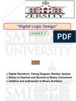 "Digital Logic Design": Lecture # 3