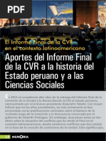 Aportes de la CVR a la historia del estado peruano