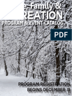 Recreation: Program & Event Catalog