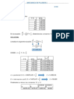 Linealización Mecánica de Fluidos.