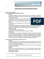 Especificaciones Tecnicas Estructurasc Edificaciones