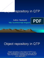 Object Repository in QTP