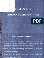 Analysis of Tobacco Industry