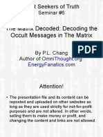 Seminar6 Decoding Occult Messages in Matrix2
