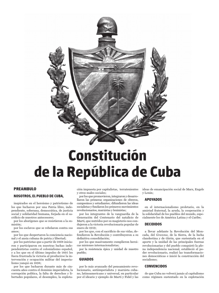 Constitucion Cubana