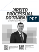 Alexandre Teixeira - Direito Processual Do Trabalho - Apostila - 2017 PDF