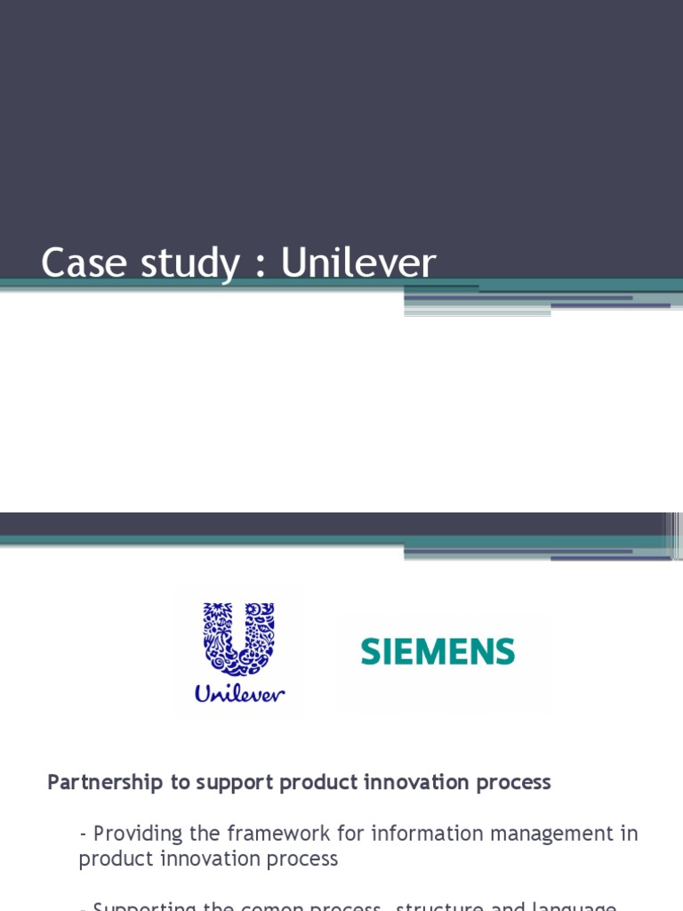 Unilever case study questions image