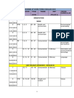 Scheme of Work Form 2 English - 2019