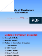 Models of Curriculum Evaluation PDF