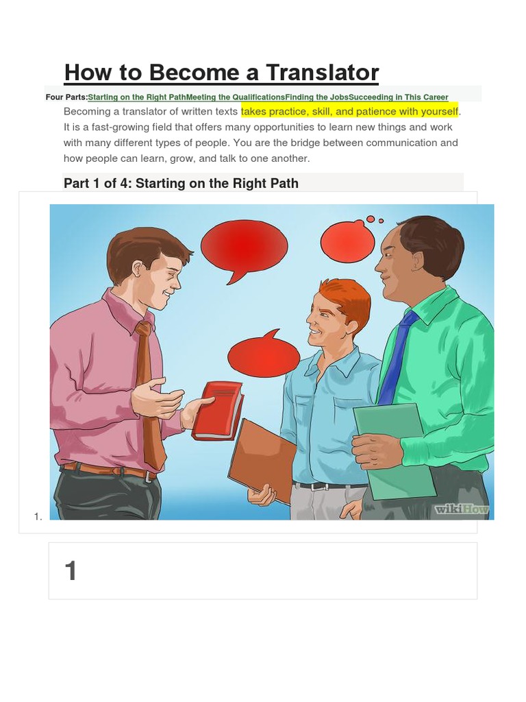How To A Translator PDF Language Interpretation Translations
