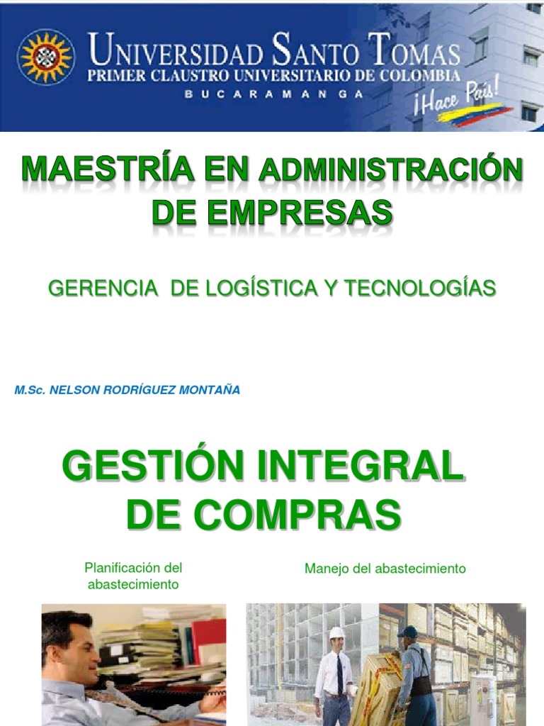 Gestión de Compras y Abastecimientos | PDF | Calidad (comercial ...