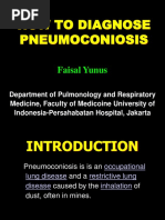DIAGNOSIS OF PNEUMOCONIOSIS.ppt