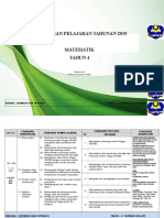 RPT Matematik Tahun 4, 2019