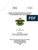 Chest Radiograph of Patient With Herbicide Ingestion: Departemen Radiologi Fakultas Kedokteran Universitas Hasanuddin