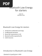 Presentation About Bluetooth Low Energy