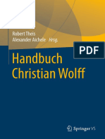 Robert Theis, Alexander Aichele (Eds.) - Handbuch Christian Wolff (2018, Vs Verlag Für Sozialwissenschaften)
