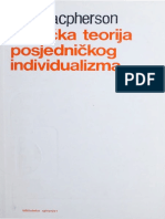 Politicka Teorija Posjednickog Individualizma - Crawford B. Macpherson PDF