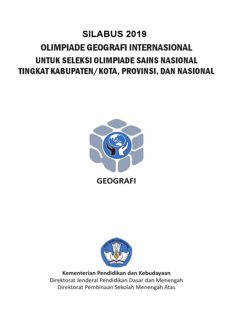 Silabus OSN Geografi 2019