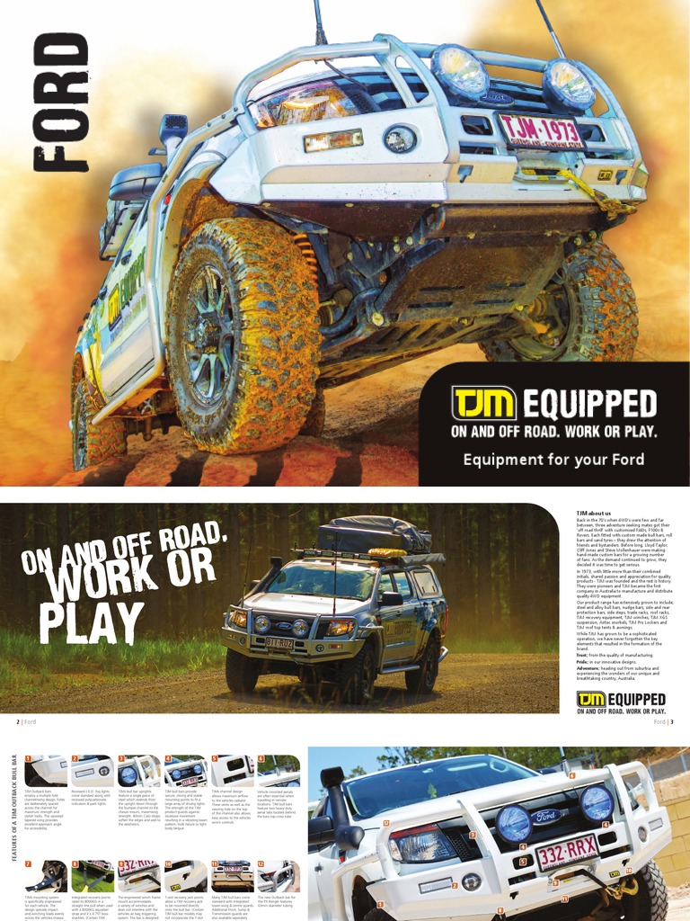 Equipment For Your Ford | PDF | Diesel Engine | Four Wheel Drive