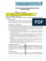 ESPECIFICACIONES TÉCNICAS DE ARQUITECTURA EDIFICACIONES.doc