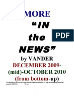 DL, MORE IN THE NEWS by VANDER: DECEMBER '09 Thru MID-OCTOBER '10