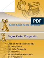 Tugas Kader Posyandu