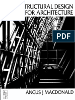 ANGUS J MACDONALD-Structural Design For Architecture-Architectural Press (1997) PDF