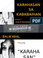 Karahasan Sa Kababaihan