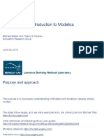 Introduction To Modelica: Michael Wetter and Thierry S. Nouidui Simulation Research Group