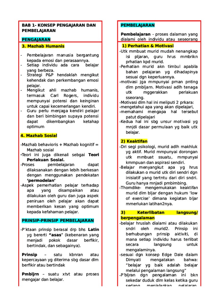 Edup 3033 Nota Murid Dan Pembelajaran Pdf