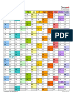 2019 Calendar Landscape in Color