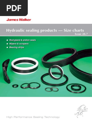 Hydraulic Sealing Products Size Charts Pdf Machines Mechanical Engineering