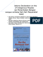 United Nations Declaration On The Rights of Indigenous Peoples