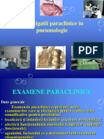 Investigatii Paraclinice in Pneumologie