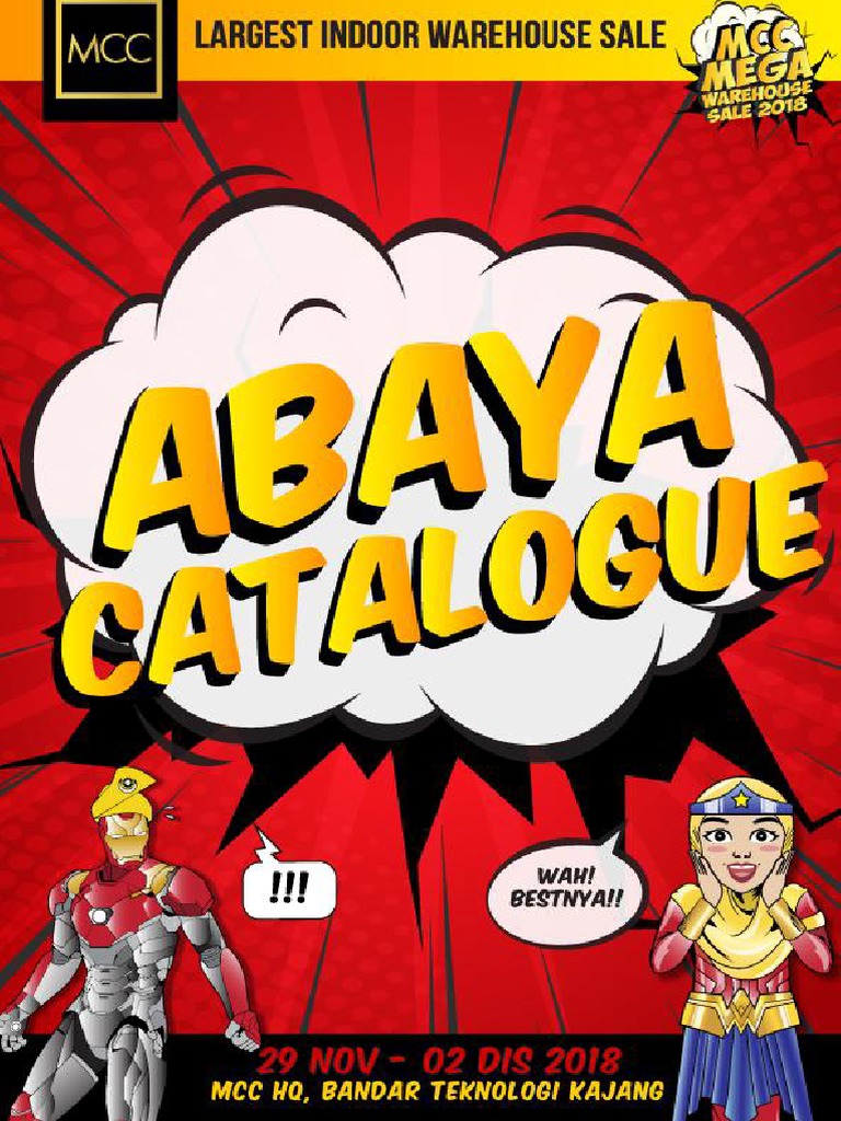 MCC Warehouse Sale Nov Abaya Catalogue | PDF | Clothing