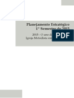 Planejamento 2015 Igreja Metodista