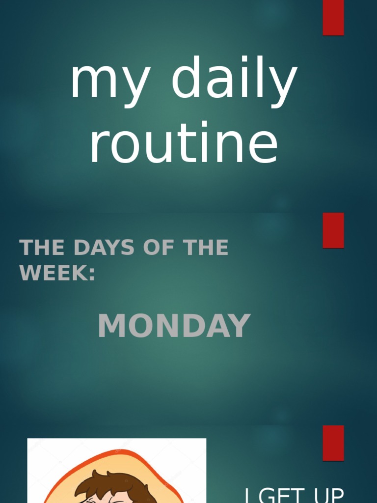 My Weekly Routine Schedule | PDF | Language Arts & Discipline | Wellness