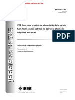 IEEE Guide For Testing Turn Insulation of Form-Wound Stator Coils For Alternating-Current Electric Machines - IEEE STD 522-2004 (Revision of IEEE STD 522-1992) .En - Es