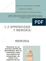 1.2 - Aprendizaje y Memoria