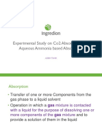 Experimental Study On Co2 Absorption Into Aqueous Ammonia Based Absorbents