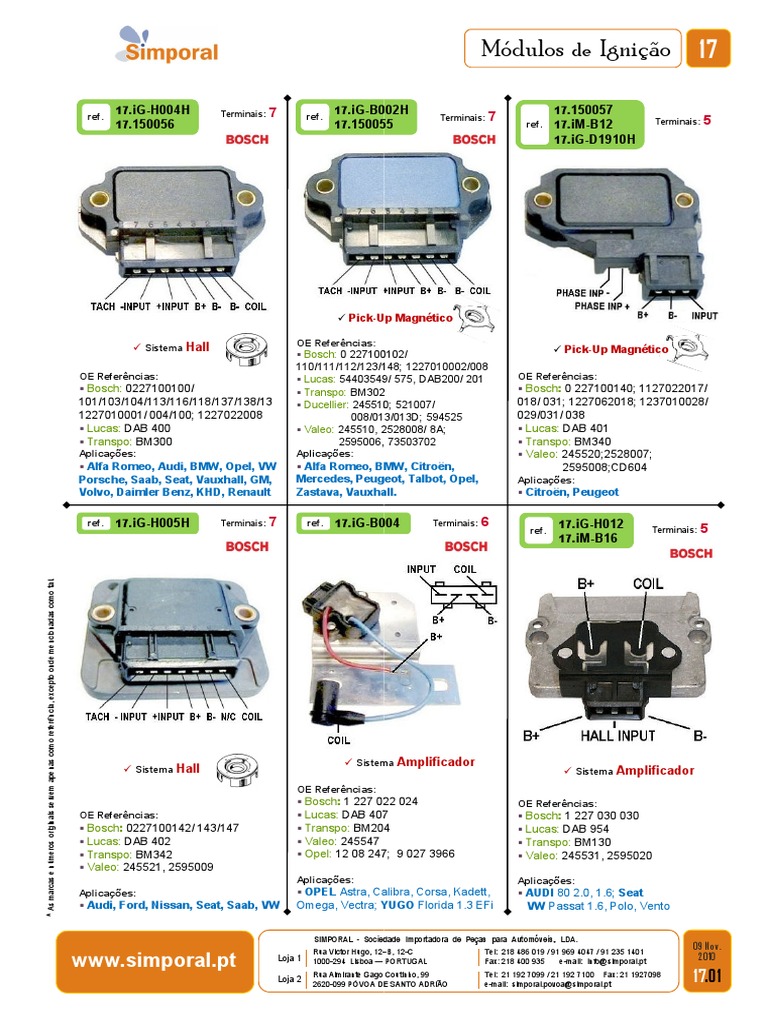 Modulos Ignicion Conexion PDF | PDF | Fabricantes de veículos elétricos ...